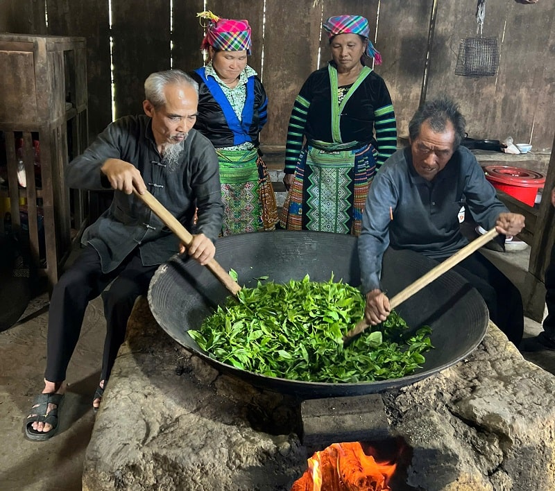 Quy trình sao trà thủ công